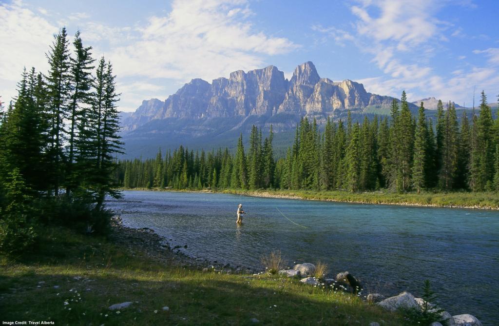 Hi Castle Mountain - Hostel Bagian luar foto