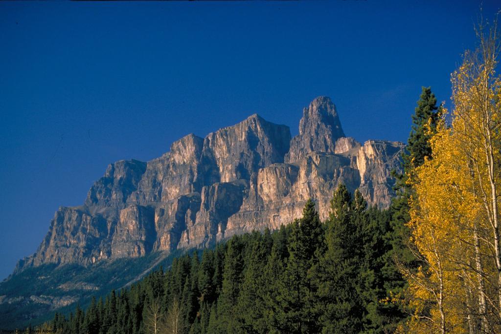 Hi Castle Mountain - Hostel Bagian luar foto